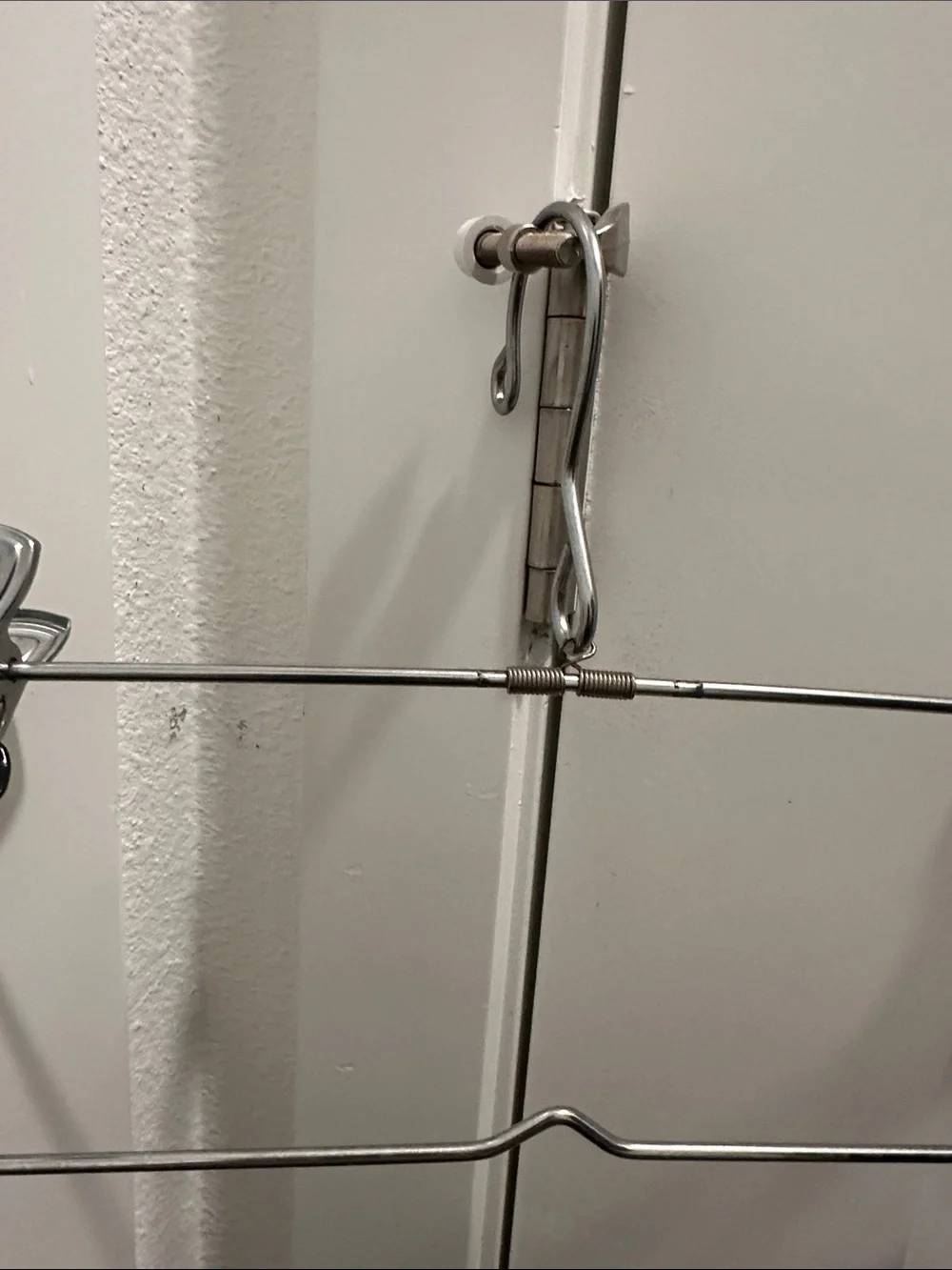3pc Chrome Closet Organizer Lot: Two 4-Tier Pant Hangers & Scarf/Tie/Belt Holder